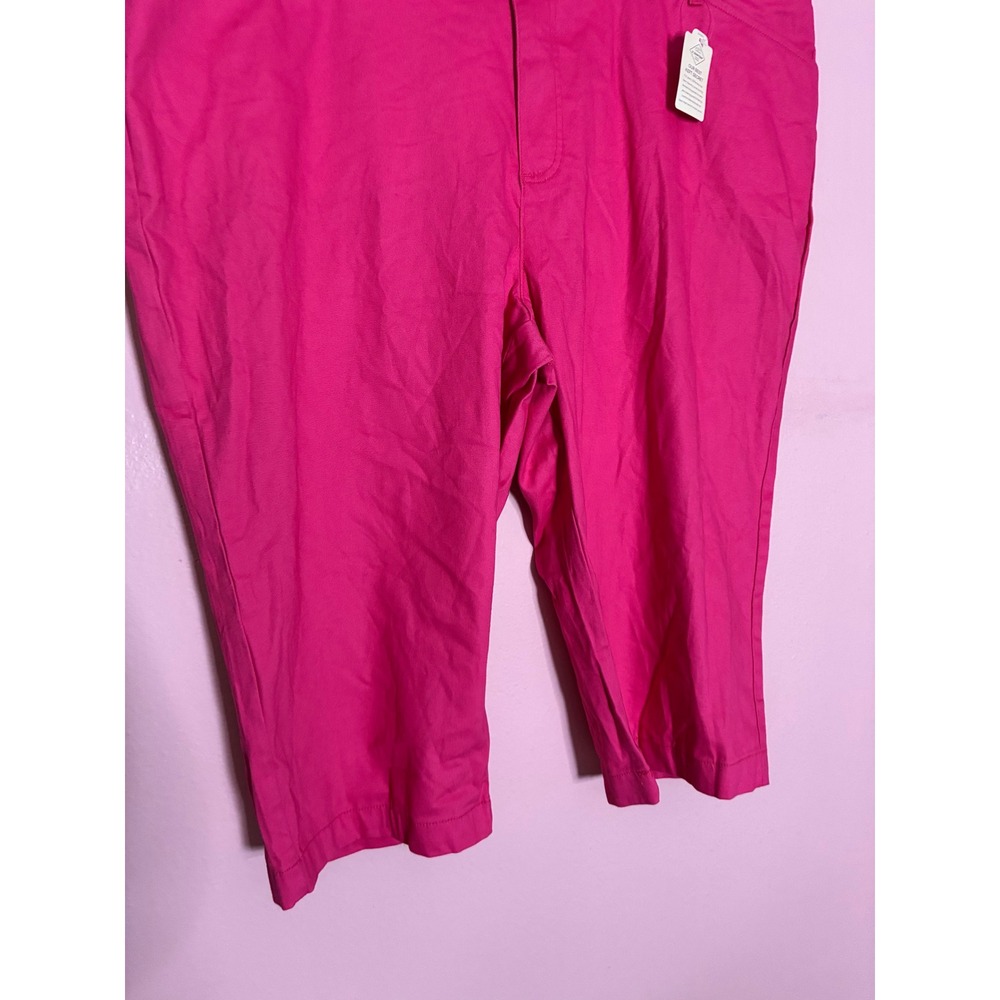 St. John's Bay Pink Capri Pants – Size 22W – NWT - Picture 3 of 5